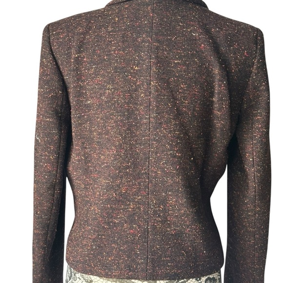 Anine Bing Crop Double Breasted Blazer Brown Size Small - Picture 5 of 11